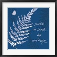 True Blue III Framed Print