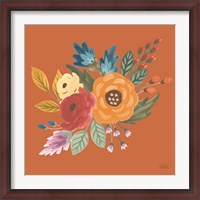 Framed Harvest Garden Flowers II