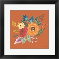 Framed 'Harvest Garden Flowers II' border=