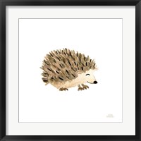 Framed Woodland Whimsy Hedgehog