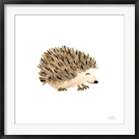 Framed Woodland Whimsy Hedgehog