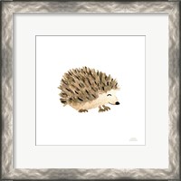 Framed 'Woodland Whimsy Hedgehog' border=