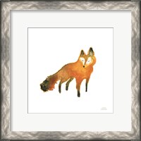 Framed 'Woodland Whimsy Fox' border=