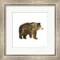 Framed 'Woodland Whimsy Bear' border=