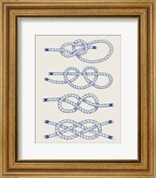 Framed Vintage Sailing Knots XIV