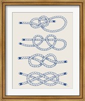 Framed Vintage Sailing Knots XIV
