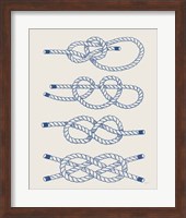 Framed Vintage Sailing Knots XIV