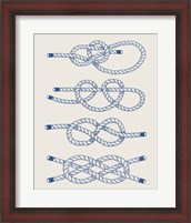 Framed Vintage Sailing Knots XIV