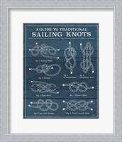 Framed Vintage Sailing Knots XIII
