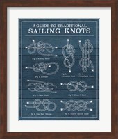 Framed Vintage Sailing Knots XIII