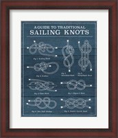 Framed Vintage Sailing Knots XIII