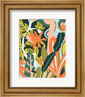 Framed Cactus Flower