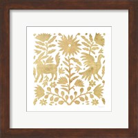 Framed 'Otomi Elegance III' border=