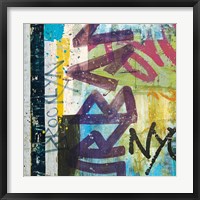 City Graffiti Framed Print