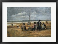 Framed On the Beach, 1880