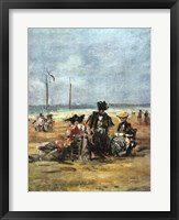 Framed On the Beach (detail), 1880