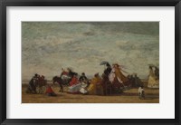 Framed Beach Scene, c. 1865-1867