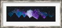 Framed Stars Over the Mountains )(purple)