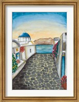 Framed Santorini