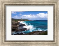 Framed Oahu Rocky Shores II