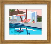 Framed Pool Lounge I