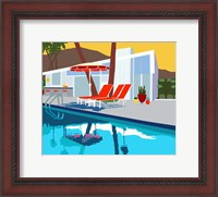 Framed Pool Lounge II