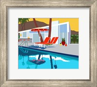 Framed Pool Lounge II