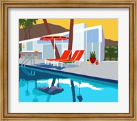 Framed Pool Lounge II