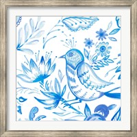 Framed Birds in Blue II