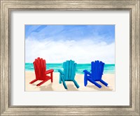 Framed Beach Chair Trio