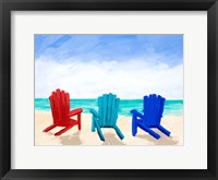 Framed Beach Chair Trio