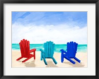 Framed Beach Chair Trio