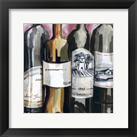 Vintage Wines I Framed Print
