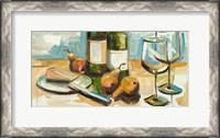 Framed Pears Well with Wine