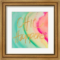 Framed Chic Glitter I