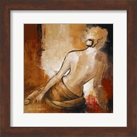 Framed Seated Woman I