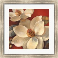 Framed Magnolia Passion I