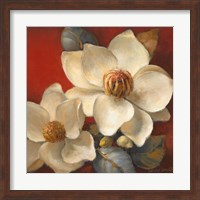 Framed Magnolia Passion II