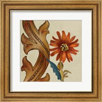 Framed Square Wildflowers I
