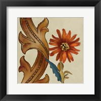 Framed Square Wildflowers I