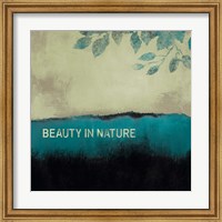Framed 'Beauty in Nature' border=