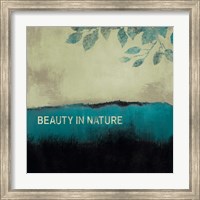 Framed 'Beauty in Nature' border=
