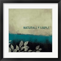 Framed 'Naturally Simple' border=