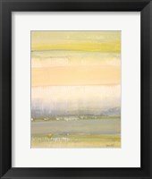 Framed Shore to Shore Abstract