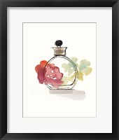 Framed Crystal Floral Perfume II
