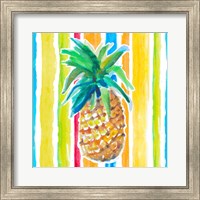 Framed 'Vibrant Pineapple I' border=
