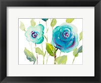 Framed Blooming Blues