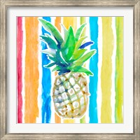 Framed Vibrant Pineapple II