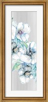 Framed Moonlit Floral Panel I