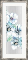 Framed Moonlit Floral Panel I